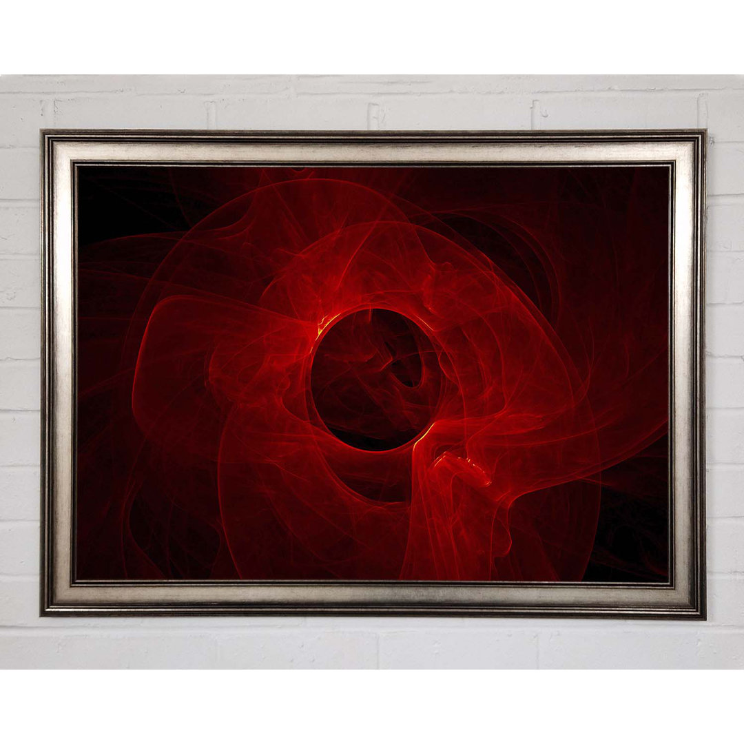 Gerahmtes Wandbild Red Planet Smoke