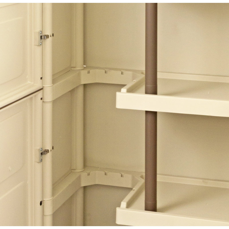Plastic Single Storage Cabinet ( 165cm H x 70cm W x 39cm D)
