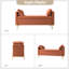 Banc rembourré avec rangement à compartiments et coussins décoratifs l 56 po Aristides-165508281