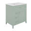 Meuble-lavabo de salle de bain avec lavabo, un tiroir basculant, trois tiroirs, tablette de porte-1288278501-1288278503