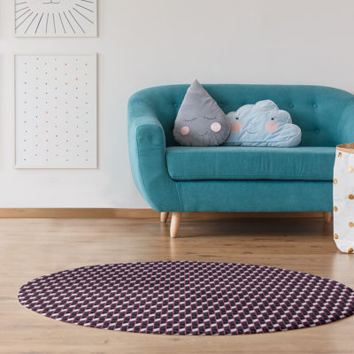 Chenille Geometric Indoor Rug