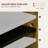 Farmhouse Sideboard Buffet Cabinet, Barn Door Coffee Bar Cabinet with Adjustable Shelf-833699422