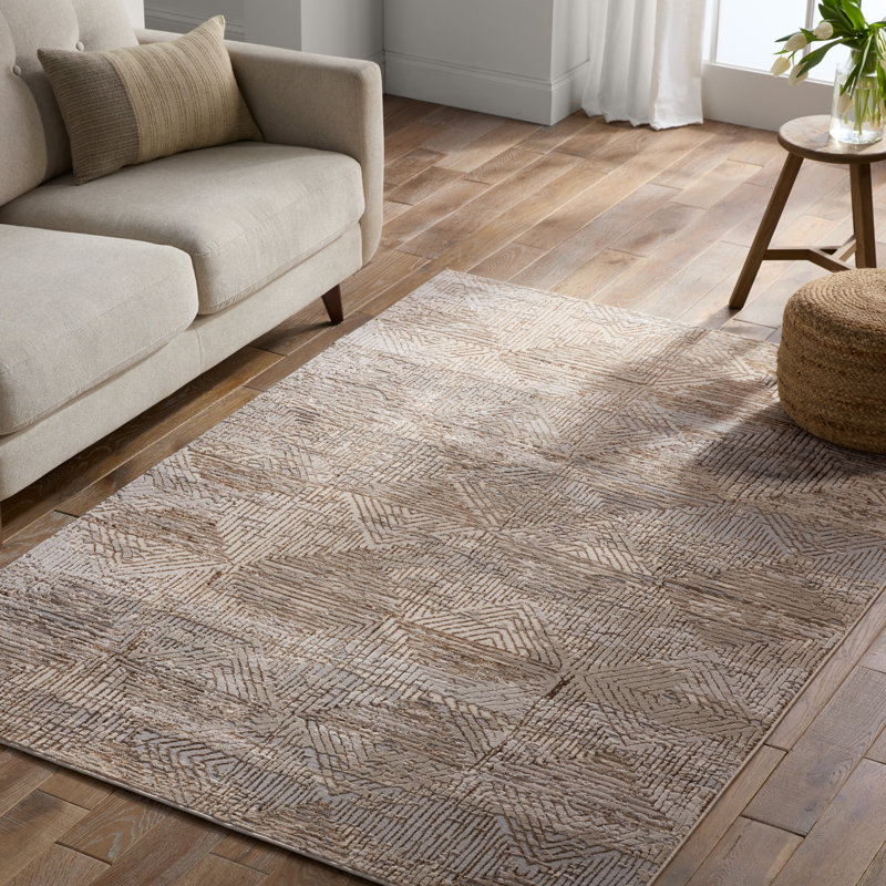 Sameko Geometric Indoor Rug, Rectangle 9'3" x 13'