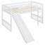 Lit mezzanine simple avec glissoire et échelle