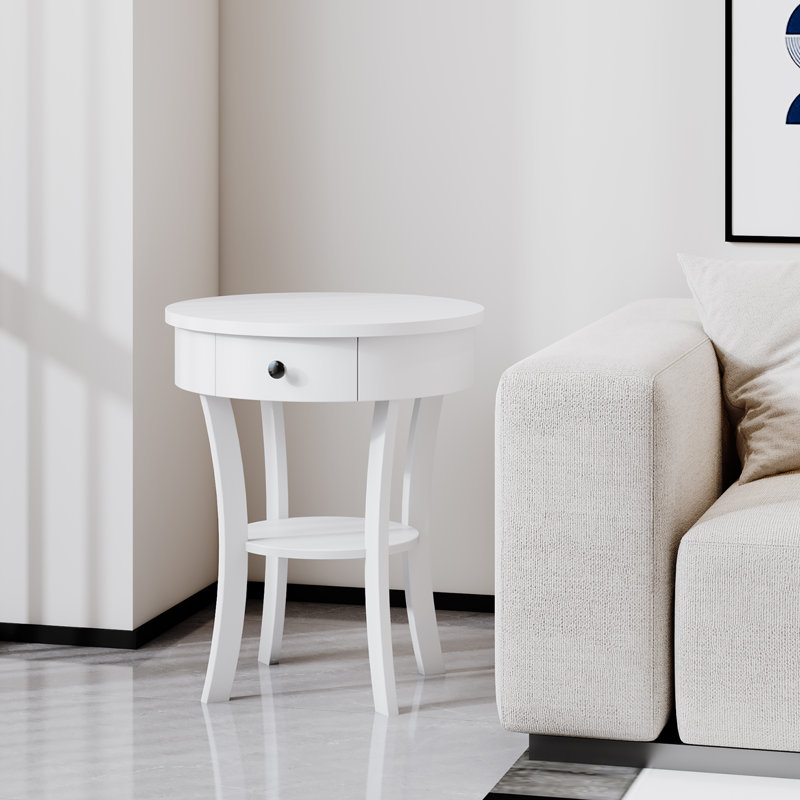 Jaresha 20'' W Nightstand, White