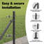 Welded Wire Fence With 7 Flanged Posts Steel-505415800-505415752