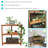 Turrella 3-Tier Brown Meranti Wood Outdoor Plant Stand