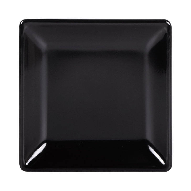 5" Melamine Bread and Butter Plate, Black