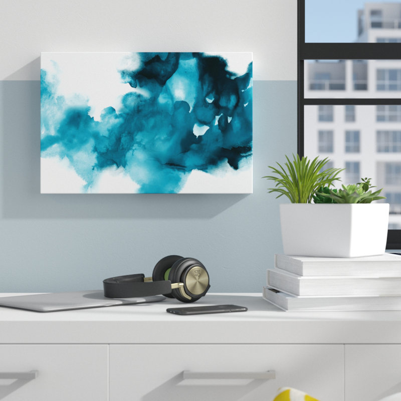 « emerge i », reproduction d’art sur toile tendue, H 12 po x l 18 po x P 1,5 po