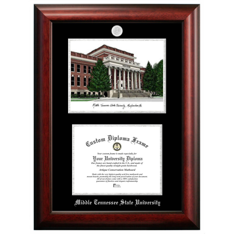 Cadre photo Middle Tennessee State University, 8,5 po x 11 po
