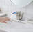 Waterfall Glass Spout Bathroom Faucet - LED 3-Color Changing Single Handle One Hole Deck Mounted Mixer-120475001