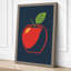 Simple Apple Modern - Wrapped Canvas-1482293532-1482293535
