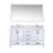 Jacques 60 in. W x 22 in. D Double Bath Vanity, Faucet Set and 58 in. Mirror-51244998-113024816