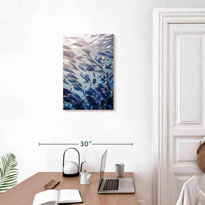 Brampt Curacao Fish, 24" H x 16" W
