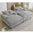 109" W Oversized Double Lounge Chaise-776345992