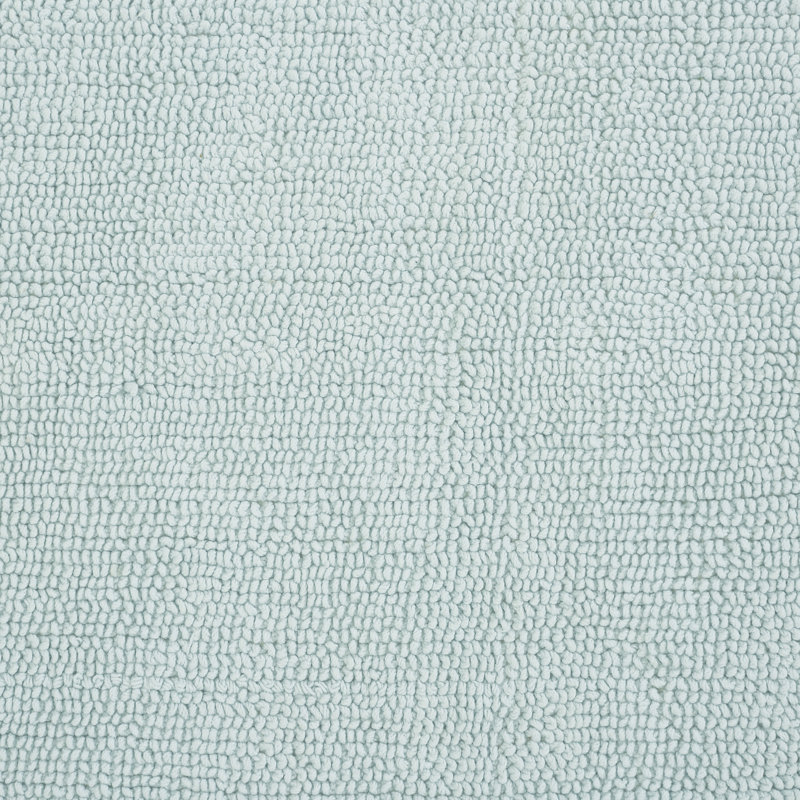 Fromma Cotton Blend Bath Rug, Misty Blue