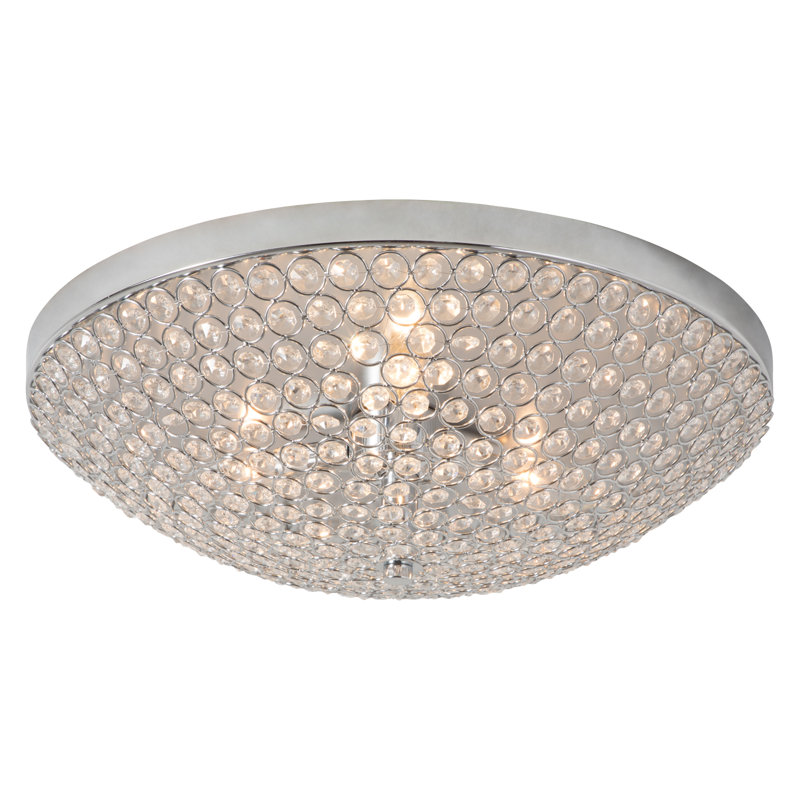 Java Crystal Flush Mount