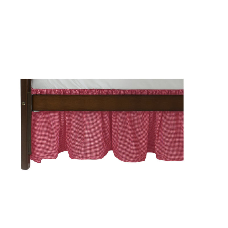 Jupe de lit de bébé, Rouge