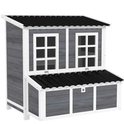 Wooden Pet Coop With Nesting Box