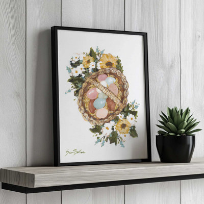 «Hen House Harvest» par Sara Baker, reproduction d'art