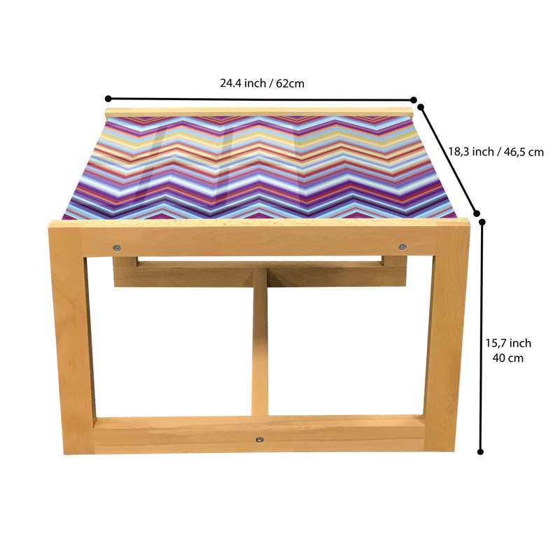 Jaesyn Sled Coffee Table, 62cm H x 46cm W x 40cm D