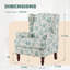 Upholstered Linen Wingback Chair-322326102