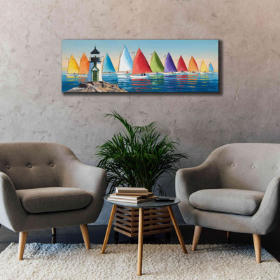 'After the Races'  by Sally Caldwell Fisher, Giclee Canvas Wall Art