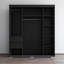 Armoire noire 71 "avec miroir Aria-837274717