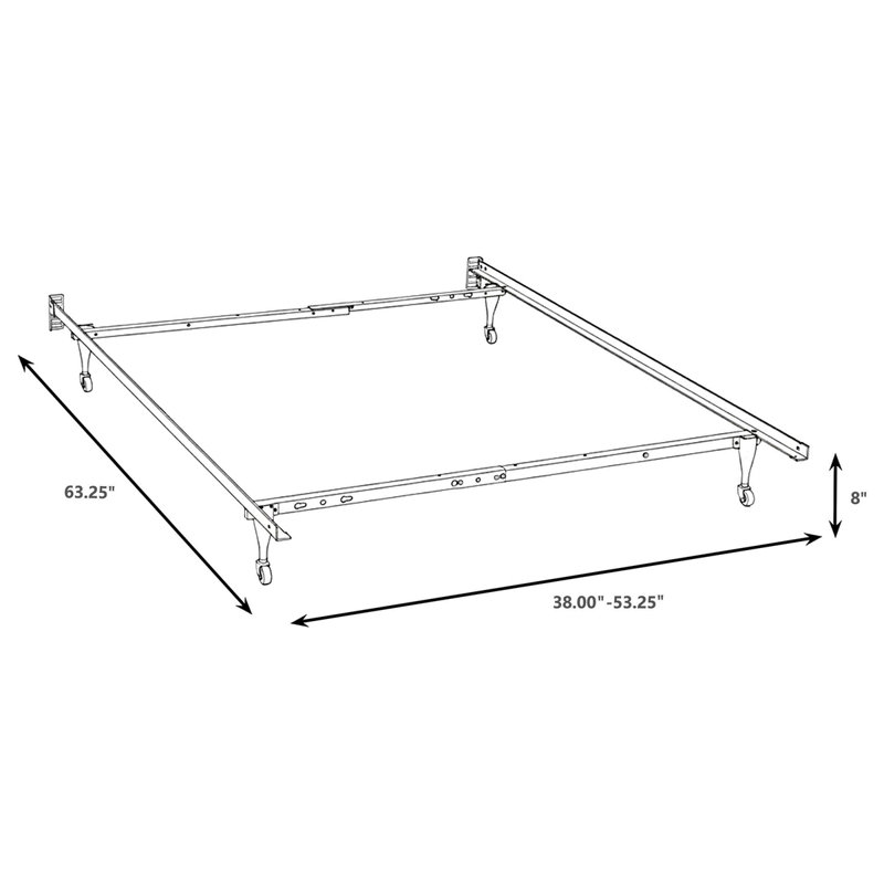 Julian Black Twin Or Emil Bed Frame, Full