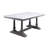 Fonio Marble Top Solid Wood Base Dining Table-1900555885