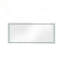 Miroir de salle de bain à DEL avec avant / rétroéclairage et antibuée, 72 po x 32 po