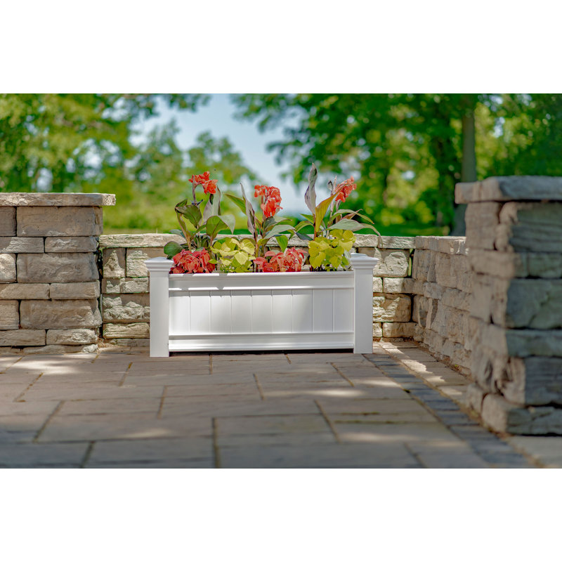 Pot à fleurs surélevé en plastique Kerrimore, H 18,4 po x l 41,75 po x p 15,5 po
