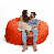 Orange Faux Fur