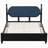 Queen Bed Frame, Solid Wood Platform With Slats, Upholstered Headboard-424866980