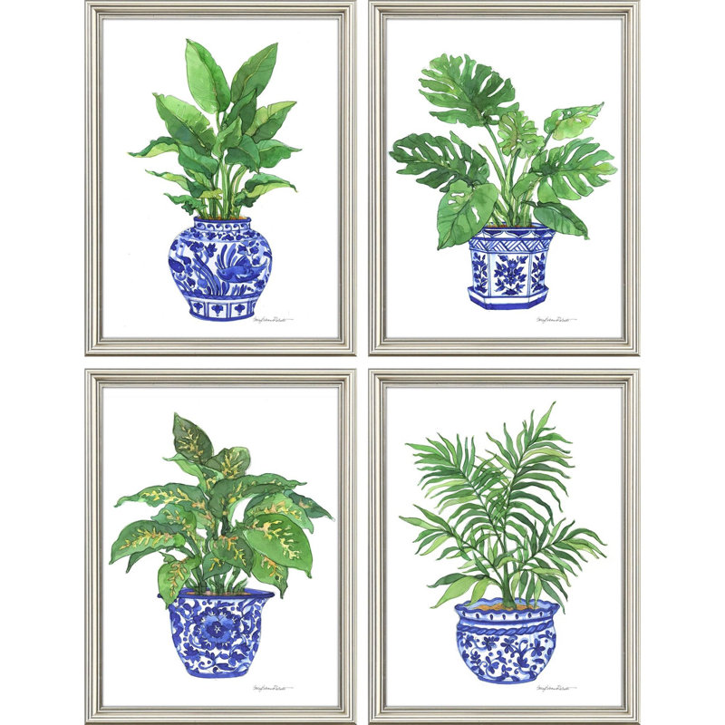 Botanical Blues S/4