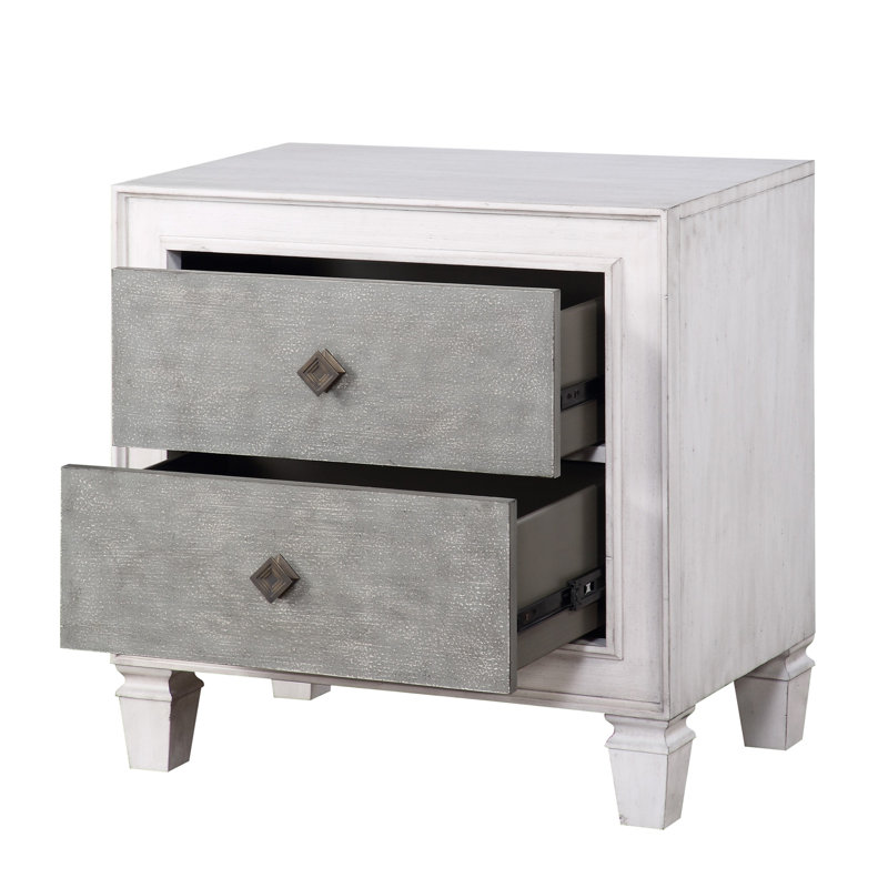 Table de chevet moderne 2 tiroirs