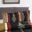 Brown Trendy Printed Bedspread Floral Design Quilted with Pillow Shams-113665290