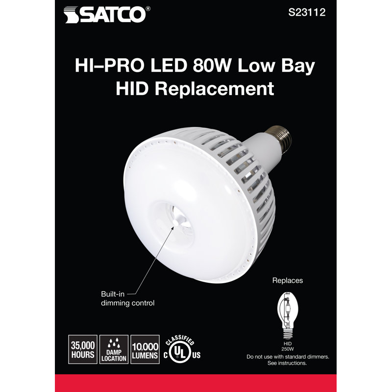 80 Watt LED Bulb, 4000K