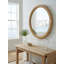 Miroir rond en rotin 31,9 po