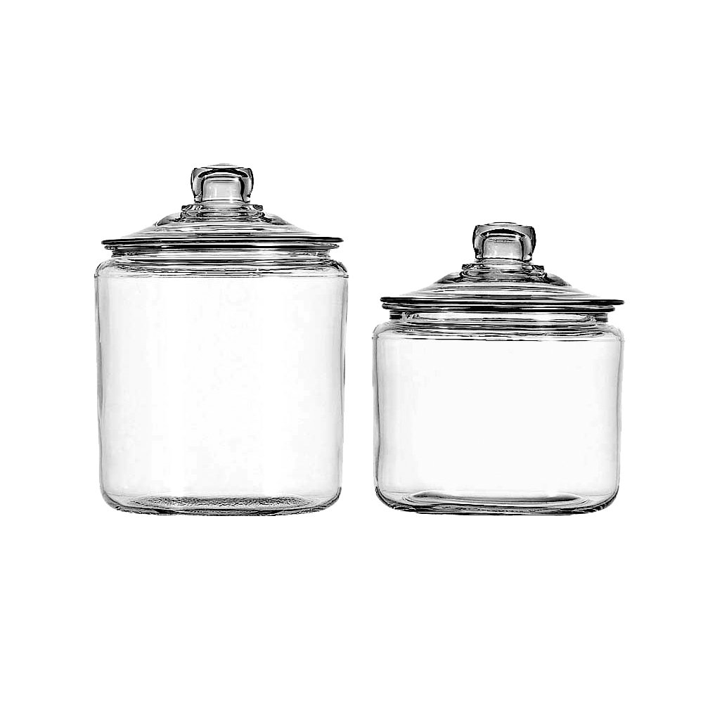Glass Canister - Set of 2 Anchor Hocking