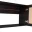Ensemble de meubles de cuisine Millwood Pines Ashura 39,3 po (100 cm) de largeur, en bois fabriqué, comprenant un meuble sous-évier et un meuble haut – Wengé-131154034
