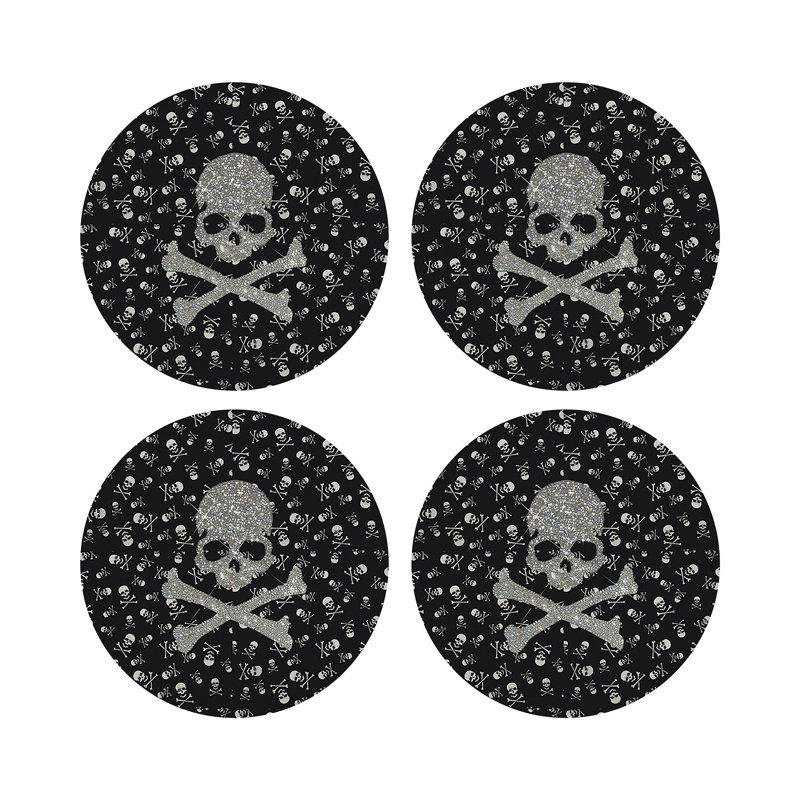Vegan Leather Round Placemats