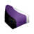 Black/Purple/White