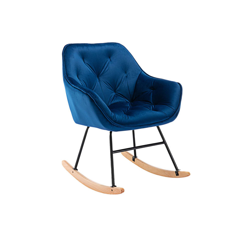 Chaise berçante Dehaan, Bleu