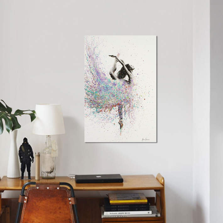 Opal Dance - Reproduction de giclée sur toile tendue avec châssis, H 12 po x l 8 po x P 0,75 po, Toile tendue, Pas de tapis