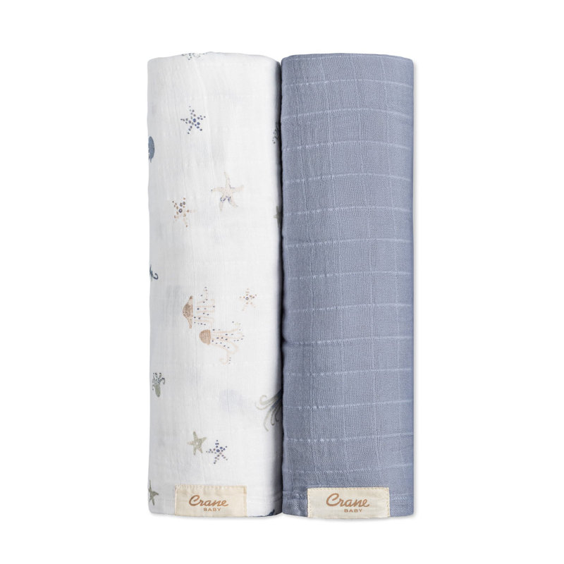 Cove 3-pc. Swaddle Set (sea Life)