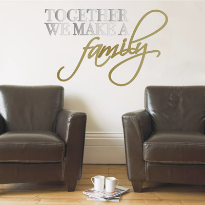 Text & Numbers Non-Wall Damaging Wall Decal