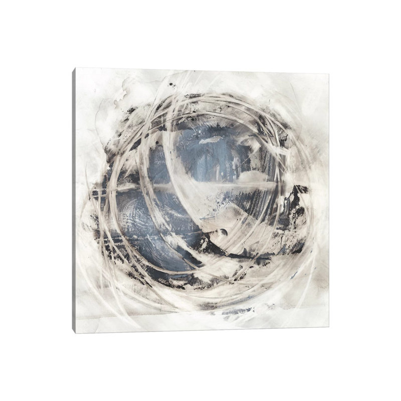 « Orbit rotationnelle II » par Ethan Harper, reproduction d’art, H 18 po x l 18 po x 1,5 po, Toile tendue, Pas de tapis