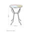 Arbus Glass Top End Table