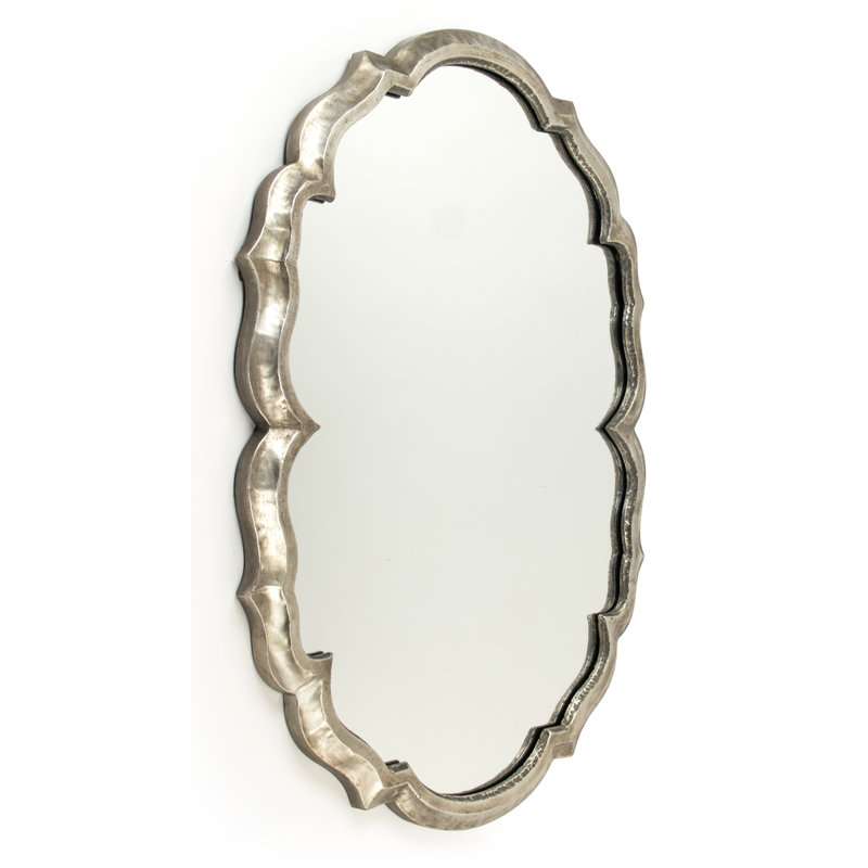 Epine Flat Metal Beveled Wall Mirror